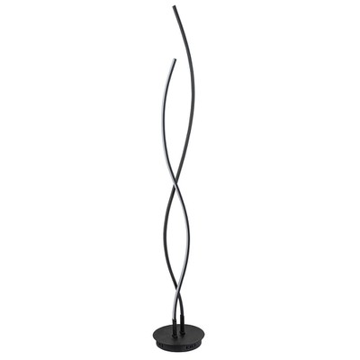 Floor Lamp Metallic Black 55W 4000K 3300Lm