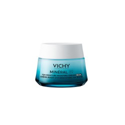 Vichy Mineral 89 Moisture Boosting Cream Rich Ενυδατική Κρέμα Προσώπου Με Πλούσια Υφή 50ml