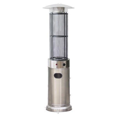 Round Gas Heater 1,80M 11Kw Inox (Stainless Steel)