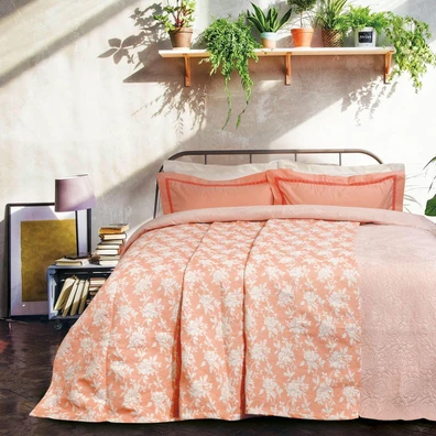 Das Home 413 Κουβερτα Jacquard 230χ250 Σομον 230x2
