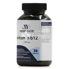 My Elements Vitamin B12 1200μg - Υγεία Νευρικού Συστήματος, 30 caps