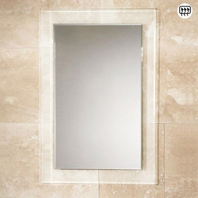 Καθρέπτης μπάνιου-τοίχου 70x90 Extra Clear με περί