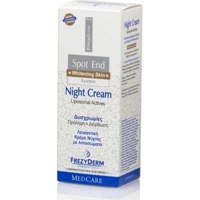 Frezyderm Spot-End Night Cream Λευκαντική Κρέμα Νύ