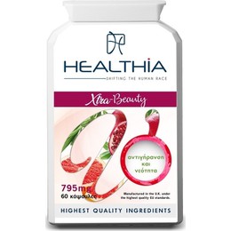 Healthia Xtra Beauty 795mg Συμπλήρωμα Διατροφής για Αντιγήρανση & Νεότητα, 60caps