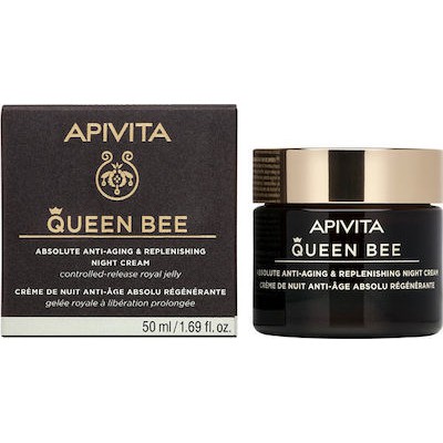 Apivita Queen Bee Κρέμα Νύχτας Απόλυτης Αντιγήρανσ