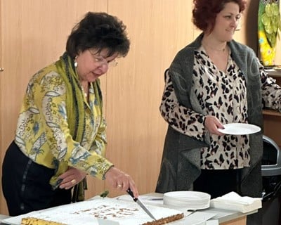 Κοπή Πρωτοχρονιάτικης πίτας στον πολυχώρο των εκδόσεων