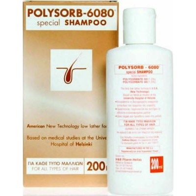 POLYSORB-6080 Special Shampoo Ειδικό Σαμπουάν Περιορισμένου Αφρού 200ml