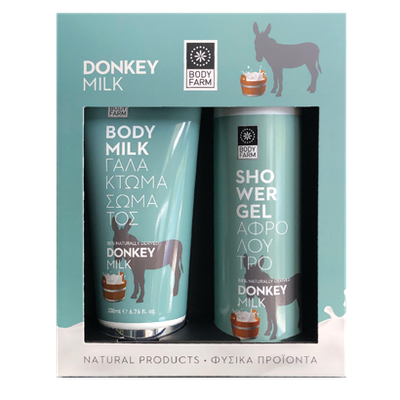 Bodyfarm Gift Set Donkey Milk Με Shower gel 250ml 