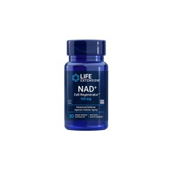 Life Extension Nad+ Cell Formula 100mg Συμπλήρωμα Διατροφής Για Ενέργεια 30 φυτικές κάψουλες