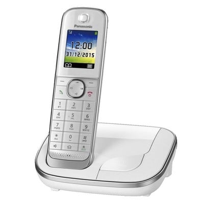 Digital Wireless Phone White With Colored Screen K