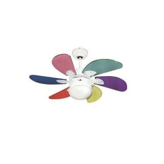 Ceiling Fan for Kid Room Colorful with Light E27 a