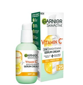 Garnier Skinactive Vitamin C Serum Cream SPF25-Ορό