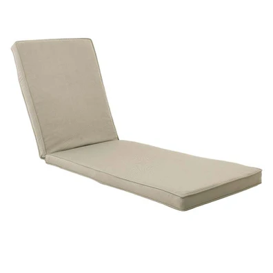 Lounger Μαξιλάρι Ξαπλώστρας Ύφασμα Εκρού με Βάτα κ