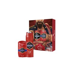 Old Spice Promo Gift Set For Men With Old Spice Captain Deo Stick Deodorant Stick 50ml + Old Spice Shower Gel Shampoo Shower Gel 250ml 