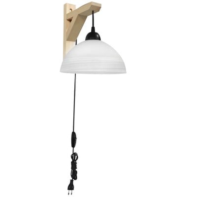 Wall Lamp Wooden Ε27Gl-1020Ap