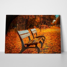 Leaves bench front