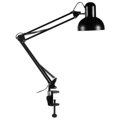 Design Office Light With Clamp Black 1xE27 40W Tlc