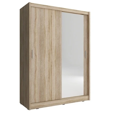 Wardrobe with 2 Sliding Doors 130x200x62 24113-MJM