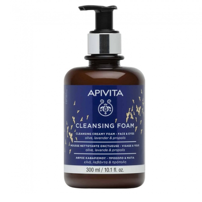 Apivita Cleansing Foam Κρεμώδης Αφρός Καθαρισμού Γ