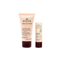 Nuxe Promo Reve De Miel Hand-Nail Cream Hand Cream Suitable & For Nails 30ml + Lip Moisturizing Stick 4gr