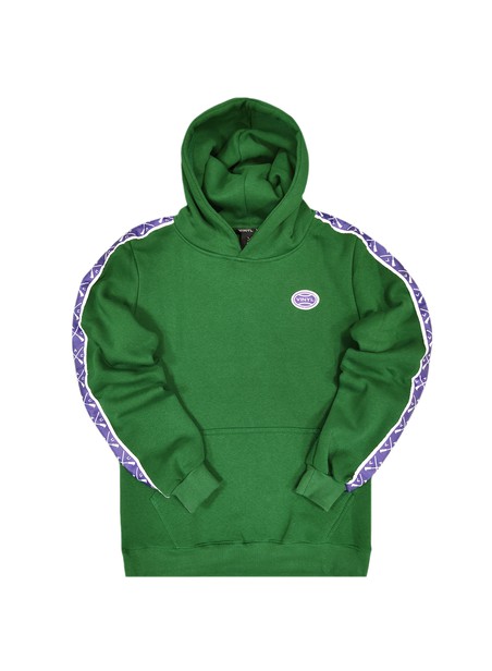 Vinyl art clothing oval logo hoodie - green