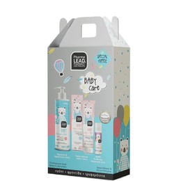 Pharmalead Promo Pack Baby Care με Shampoo & Bath Βρεφικό Σαμπουάν-Αφρόλουτρο, 500ml, Baby Nappy Cream Βρεφική Κρέμα Αλλαγής Πάνας, 150ml & Δώρο Baby Milk Cream Βρεφικό Ενυδατικό Γαλάκτωμα, 20ml, 1σετ