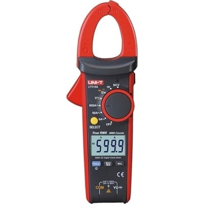 Clamp Meter 600Α 750V Ac 1000V Dc True Rms Ut216A