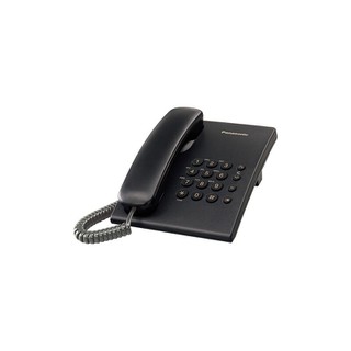 Επιτραπέζια Τηλεφωνική Συσκευή Panasonic Μαύρη KX-