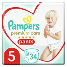 Pampers Premium Care Pants No 5 (12-17kg) Jumbo Πά