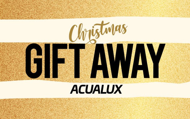 Χριστουγεννιάτικο Gift Away με χρυσά χρώματα Acualux!