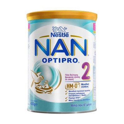 NAN Optipro No2 Βρεφικό Γάλα Σε Σκόνη 400g