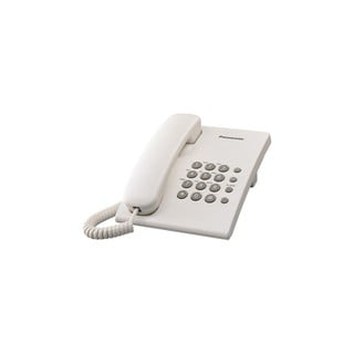 Panasonic Επιτραπέζια Τηλεφωνική Συσκευή Λευκή KX-