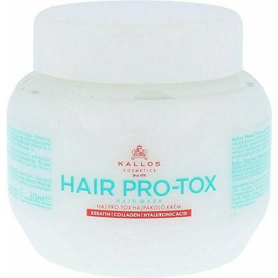 KALLOS Hair Mask Pro-Tox Μάσκα Μαλλιών Με Κερατίνη, Κολλαγόνο & Υαλουρονικό Για Επανόρθωση 275ml