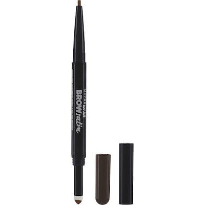 MAYBELLINE Brow Satin Duo Pencil No.04 - Μολύβι Φρυδιών Dark Brown 0.71g