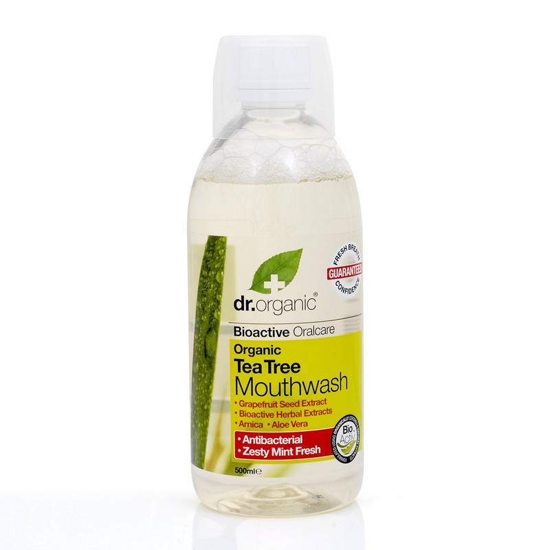 Organic Tea Tree Mouthwash 500ml
