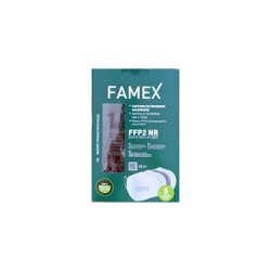 Famex Μάσκα Υψηλής Προστασίας Ενηλίκων FFP2 NR Πράσινη 10 τεμάχια