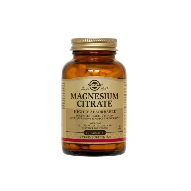 Solgar Solgar Magnesium Citrate 200mg 60 Tablets