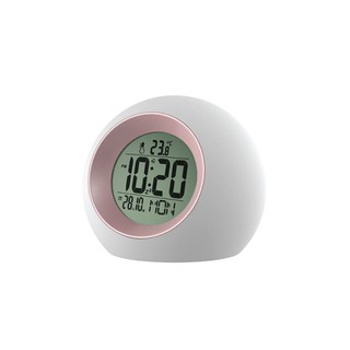 Digital Clock E0325 with Temperature Telco White/P