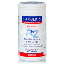 Lamberts A-Z MULTI Vitamins - Πολυβιταμίνη, 60tabs (8429-60)