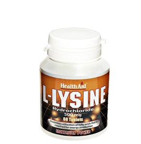 Health Aid L-LYSINE Λυσίνη 500mg, 60tabs