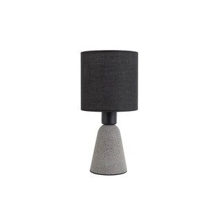 Table Lamp with Fabric Shade E14 Black Zero 957716