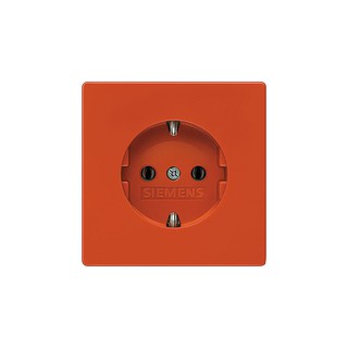 Delta 2P+E Socket Orange Bezel 5UB1850