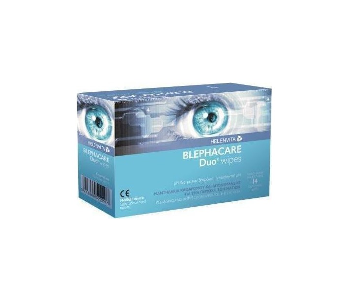 HELENVITA BLEPHACARE DUO WIPES 14ΤΕΜ