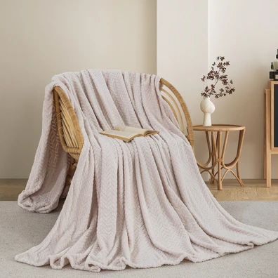 ΚΟΥΒΕΡΤΑ FLEECE ΜΟΝΗ 180X240 ADAM HOME (550) CREAM