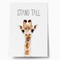 Cute giraffe poster