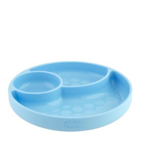 Chicco Kid's Silicone Dish in Blue Color, 1pc