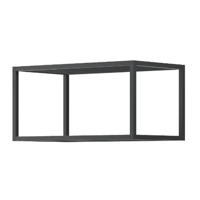 Ραφιέρα Τοίχου 60x30x35cm 38106-ENJ-M-60 Μαύρο