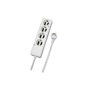 Socket Outlet 4 Gangs with Cable 5m 34325