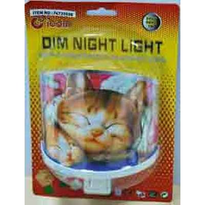 Night Light With Figurecat 7W