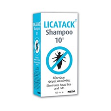 Meda Licatack Shampoo 10' Aντιφθειρικό Σαμπουάν 10